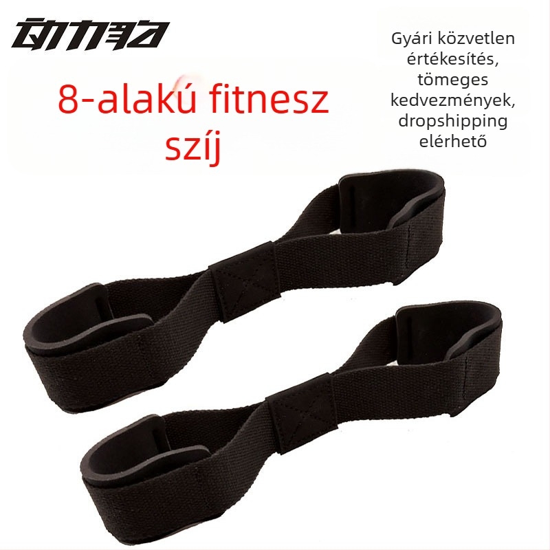 8-as alakú csúszásmentes segítőöv felhúzáshoz és húzódzkodáshoz, csuklóvédő