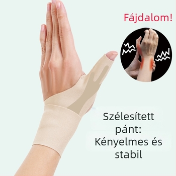 Légáteresztő vékony hüvelykujj- és csuklóvédő felnőtteknek