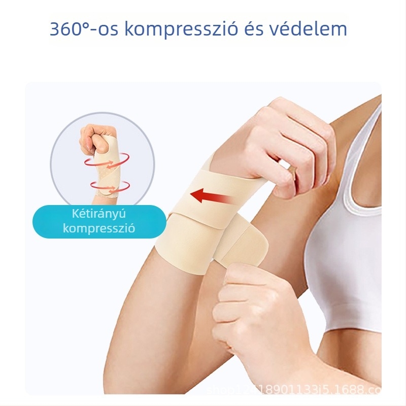 Új, továbbfejlesztett forrópréses sportcsuklóvédő, ultra vékony, kompressziós rögzítéssel badmintonhoz, férfiak és nők számára