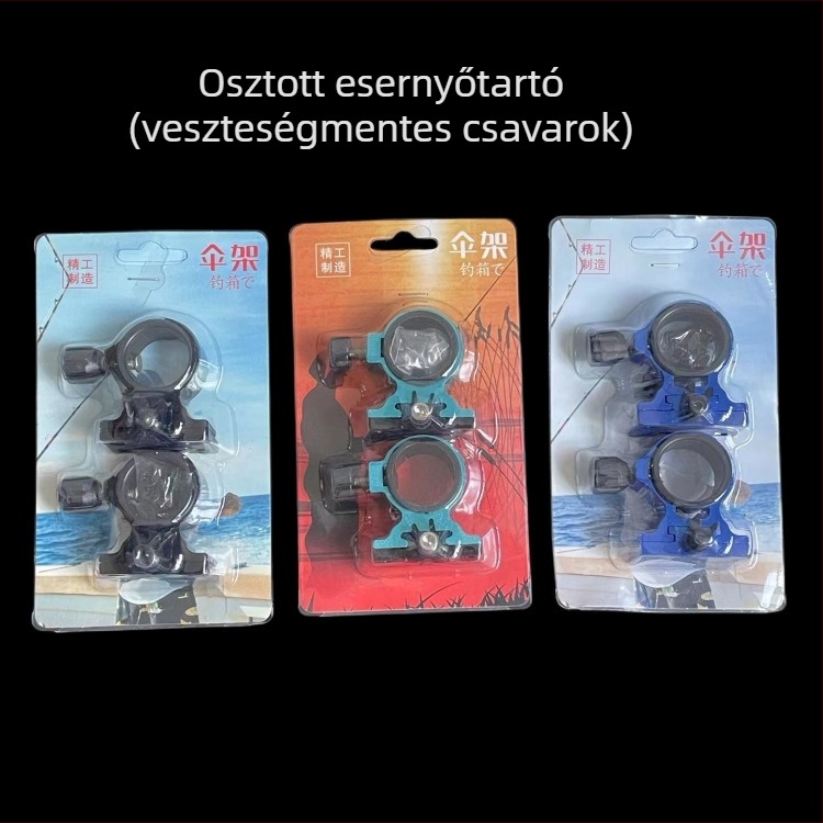 Alumínium ötvözetű horgász doboz esernyőtartó, osztott összecsukható kiegészítő, könnyű és merev