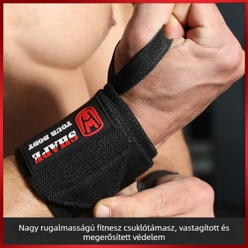 Professzionális csuklótámasz fitneszhez – állítható csuklópánt a csukló védelméért, erőedzésekhez és felhúzásokhoz