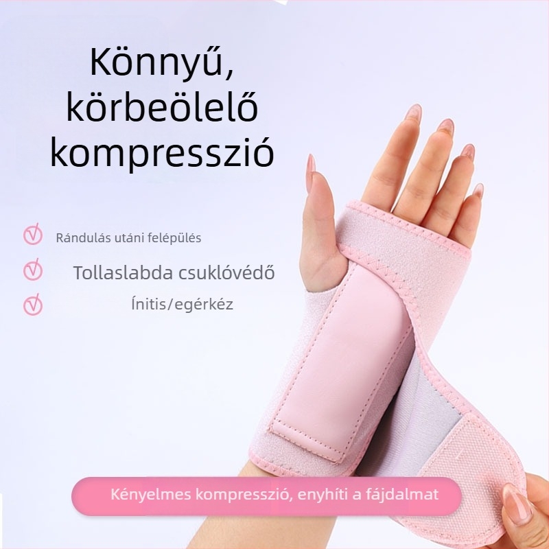 Állítható csuklóvédő levehető acéllemez a tenyéren, védelem a csuklón kosárlabdához