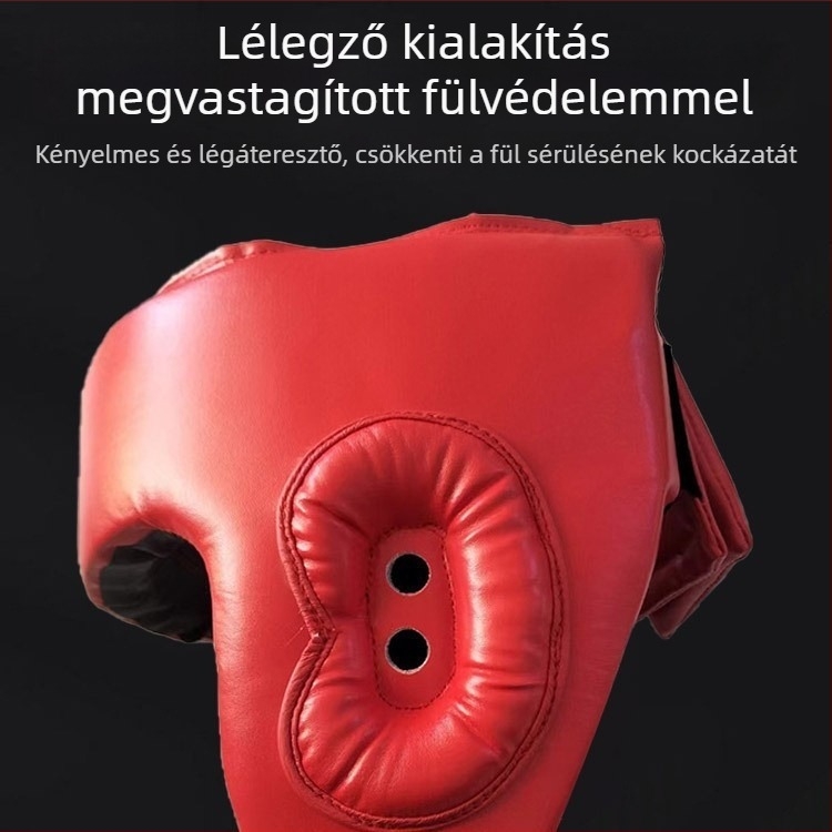 Maoping Sanda sisak arcvédővel felnőtteknek és gyerekeknek – fejvédő ökölvívás és Taekwondo edzéshez