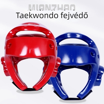 Taekwondo védőmaszk, átlátszó arcvédő és fejvédő sisak, levehető maszk, ütésálló