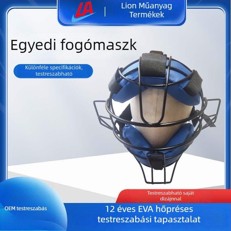 Személyre szabott baseball sisak arcvédő, felnőtteknek állítható méretű, védőfelszerelés