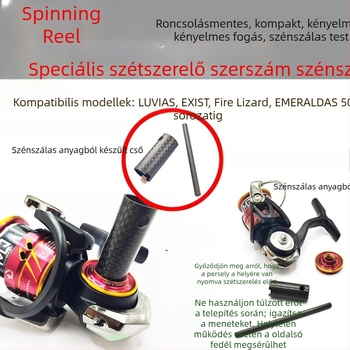 DAWA Karbonszálas orsó szétszerelő eszköz — nem-károsító, speciális eszköz horgászorsó karbantartásához és a szerszámos doboz javításához