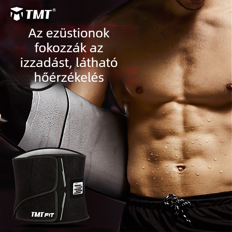 TMT izzasztó öv zsírégetéshez és derék formázásához – férfiaknak sportöv edzéshez és fogyáshoz