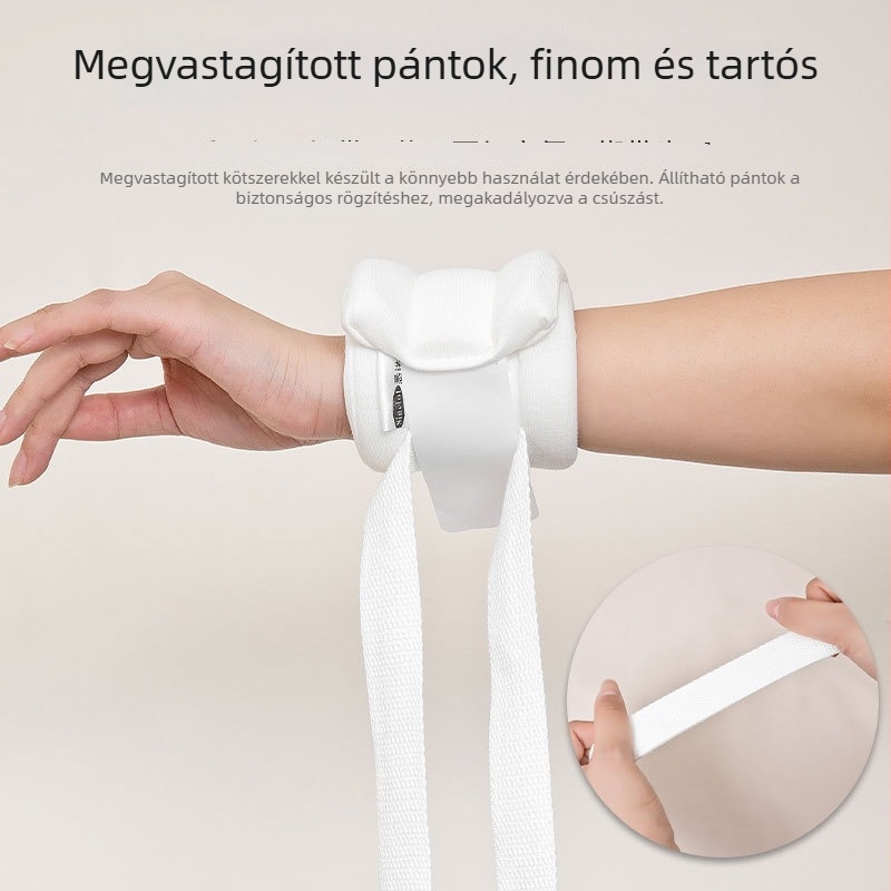 Kórházi stílusú végtagkorlátok, pszichiátriai izgatottság elleni korlátok, posztoperatív ágykorlátok a leesés megelőzésére, csúszásmentes védőeszközök a kézre és a lábakra
