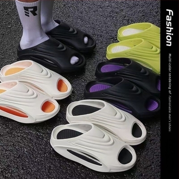 Férfiak számára kültéri és beltéri papucs csúszásmentes vastag talppal, nyári modell 2025