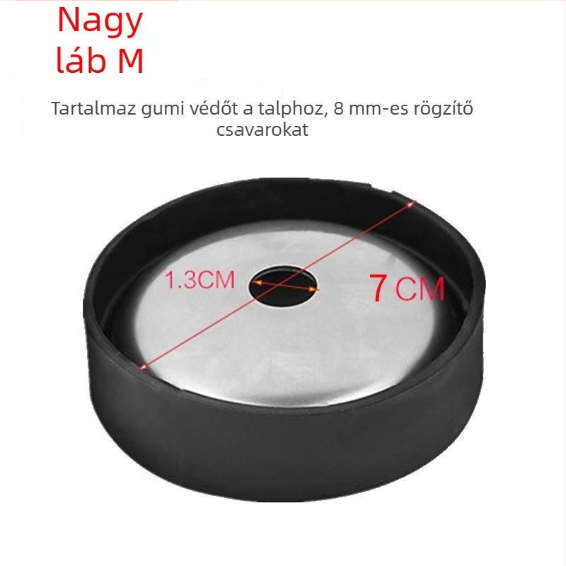 Rozsdamentes acélból készült horgász szék és szék tartozékok, vastag nagy lábplatform és karmás láb-támasz