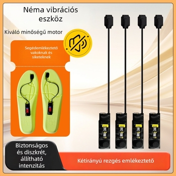 Lábtalp vibrációs talpbetét, halk szinkron vibráció és kétirányú emlékeztető szenzor