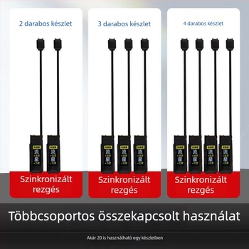 Lábtalp vibrációs talpbetét, halk szinkron vibráció és kétirányú emlékeztető szenzor