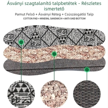 Buyun 1663 Négy évszakos szagtalanító talpbetét férfiak és nők számára, lélegző és izzadságot felszívó len talpbetét