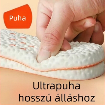 PU edzés talpbetét – dezodoráló, hosszú állás elleni, ultra-mek, nedvszívó, lélegző, teljes talpbetét popcorn-érzetű párnával