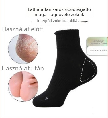 Magasságot növelő zoknik teljes talpbetéttel
