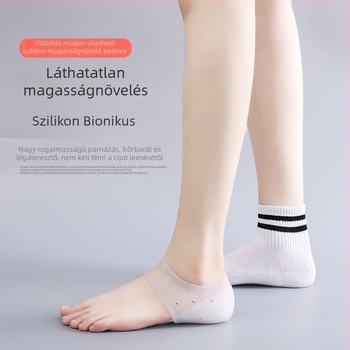 Láthatatlan TPE talpbetét a magasság növeléséhez, 5 cm, fél talp, uniszex