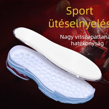 Légpárnás talpbetét nőknek és férfiaknak, teljes hosszúságú sportcipőhöz, magas rugalmasságú ütéscsillapítás, vastított elasztikusság, Owen 5aj1