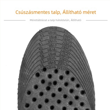 Magasságot növelő talpbetét csizmához — láthatatlan kényelmes léggömb, belső emelés, izzadságot felszívó, teljes és fél hosszúságú párna