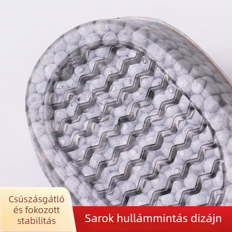 Láthatatlan magasság növelő fél talpbetét szilikonból, popcorn textúrával, lélegző, csúszásmentes, öntapadós, férfiaknak és nőknek