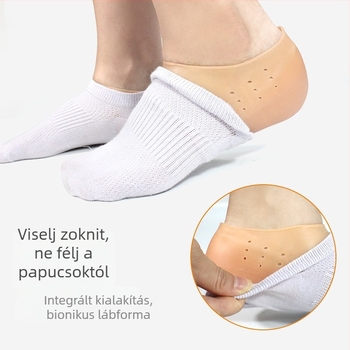 SEBS magasságot növelő talpbetét férfiaknak és nőknek, láthatatlan félbetét, puha, bőrbarát, ütéscsillapító sarokbetét