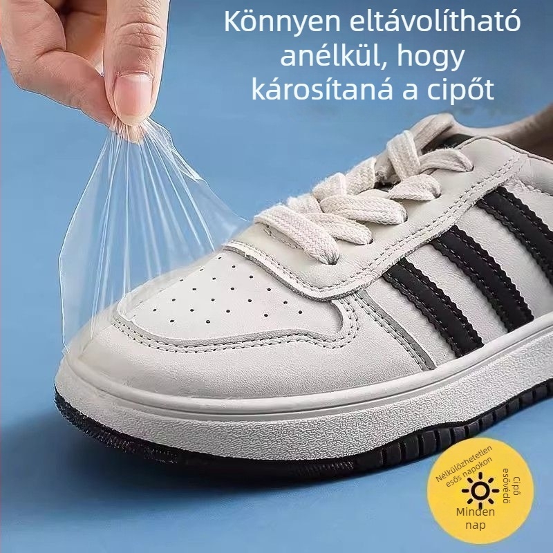 Cipő orr részét védő film nedvesség és szennyeződés ellen; esőálló cipővédő; vízálló kopásálló folt