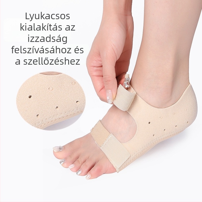 Ív- és saroktámaszos párna Velcro-val, lapos lábra tervezve, tompítás és ütéscsillapítás