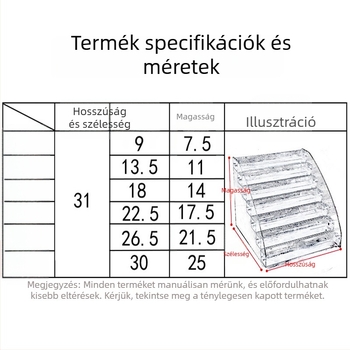 Körömlakk bemutatóállvány, átlátszó akril, öt szintes létrás polc kozmetikumokhoz