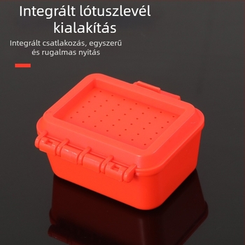 Titan Többcélú élő csali doboz földigiliszták és homokgiliszták számára, szigetelt, lélegző nedves doboz horgász felszereléshez