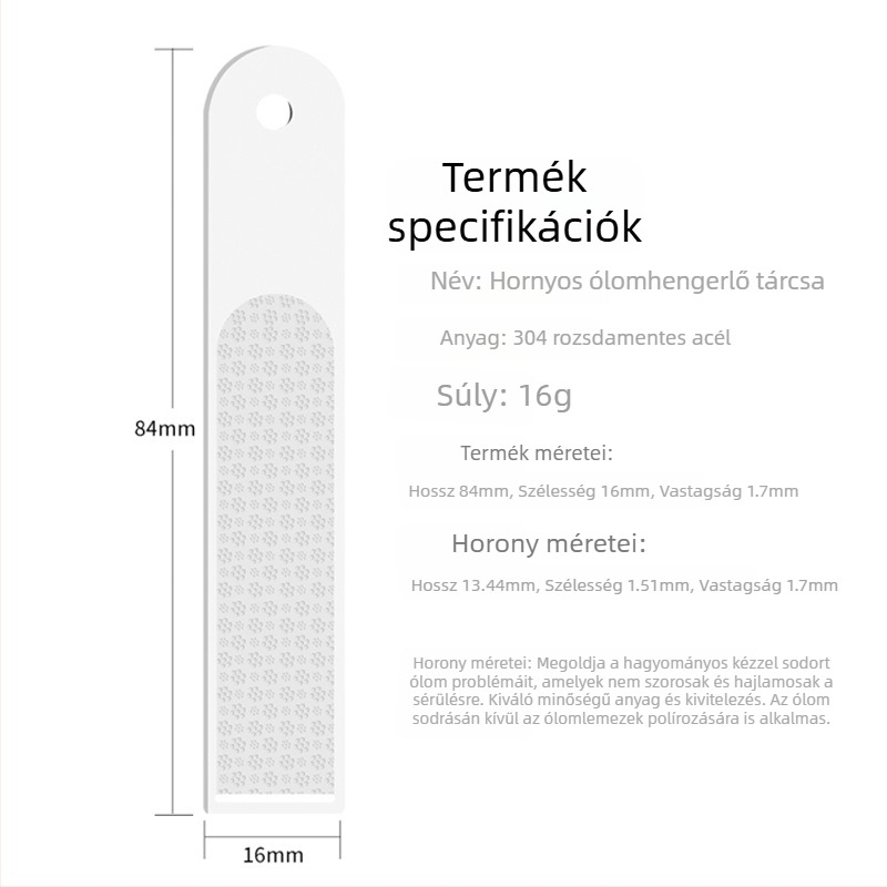 Horonyzott tömör ólomlemez horgászathoz, orsóülés és kis kiegészítők
