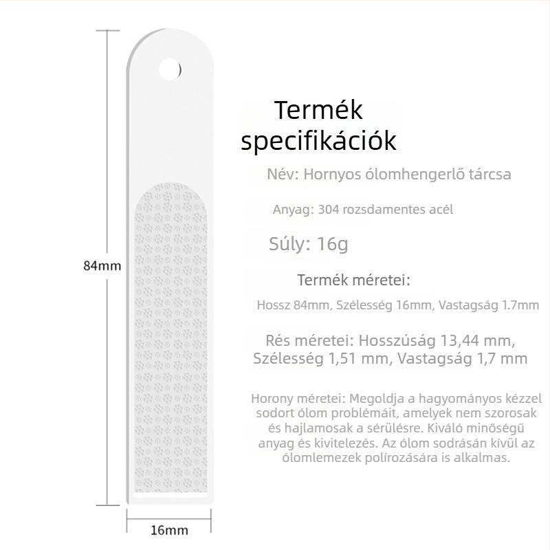 Horonyzott tömör ólomlemez horgászathoz, orsóülés és kis kiegészítők