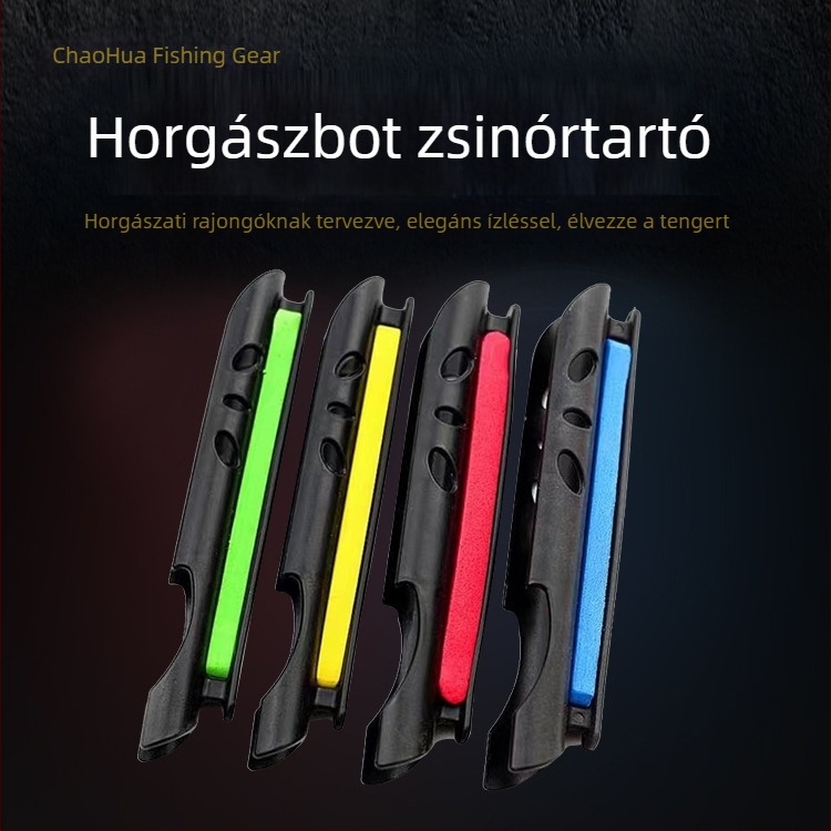 Műanyag zsinórtekerő kártya horgászbothoz