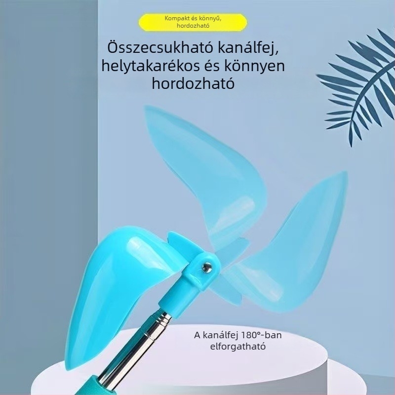 Hordozható összecsukható teleszkópos csali kanál hosszú dobásokhoz