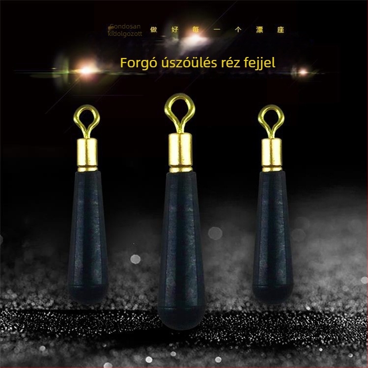 Nagy forgó úszóülés horgászathoz vastagított réz fejjel