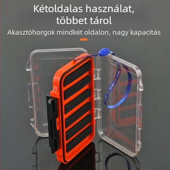 Vízálló csalikatartó doboz, nagy kapacitású tengeri horgászathoz – tárolás puha és műcsalik számára