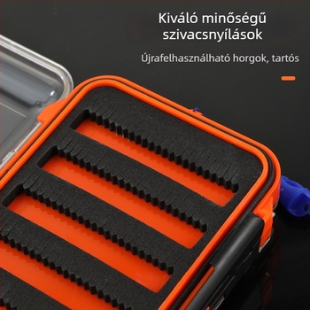 Vízálló csalikatartó doboz, nagy kapacitású tengeri horgászathoz – tárolás puha és műcsalik számára