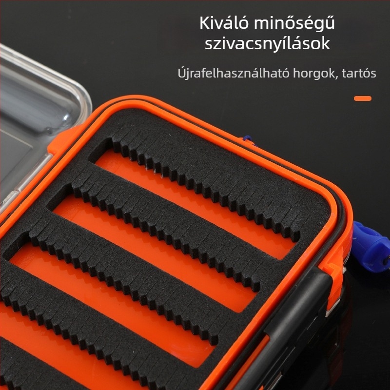 Vízálló csalikatartó doboz, nagy kapacitású tengeri horgászathoz – tárolás puha és műcsalik számára