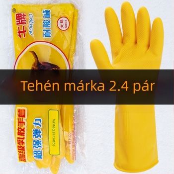Niu márkájú latex kesztyűk – vízállóak, vastagított kivitelben, otthoni tisztításra, mosogatásra és mosásra, tartósak