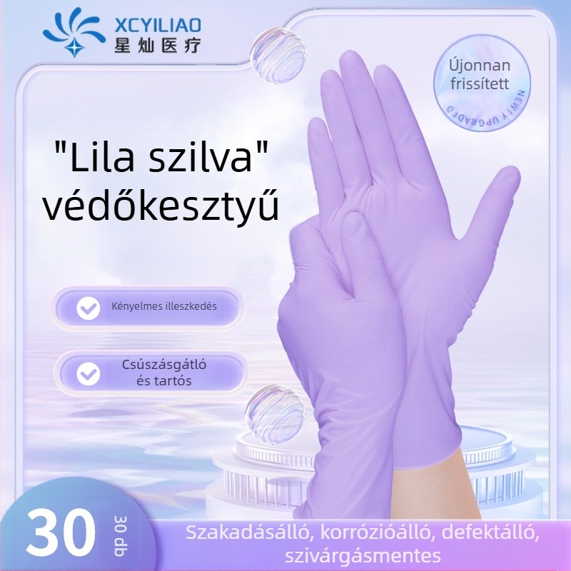 Nitril kesztyűk konyhai mosogatáshoz és tartós háztartási tisztításhoz