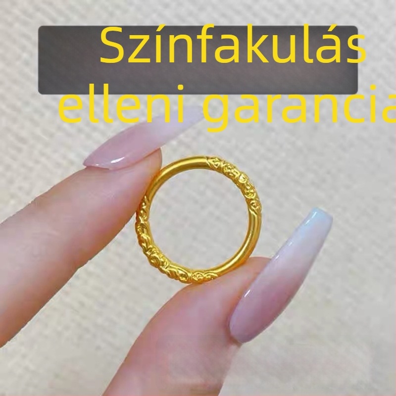 Csavart levél mintázatú arany karkötő, valódi arannyal bevont, hagyományos kivitelezés, szilárd és nem fakuló, ideális ajándék a barátnőnek