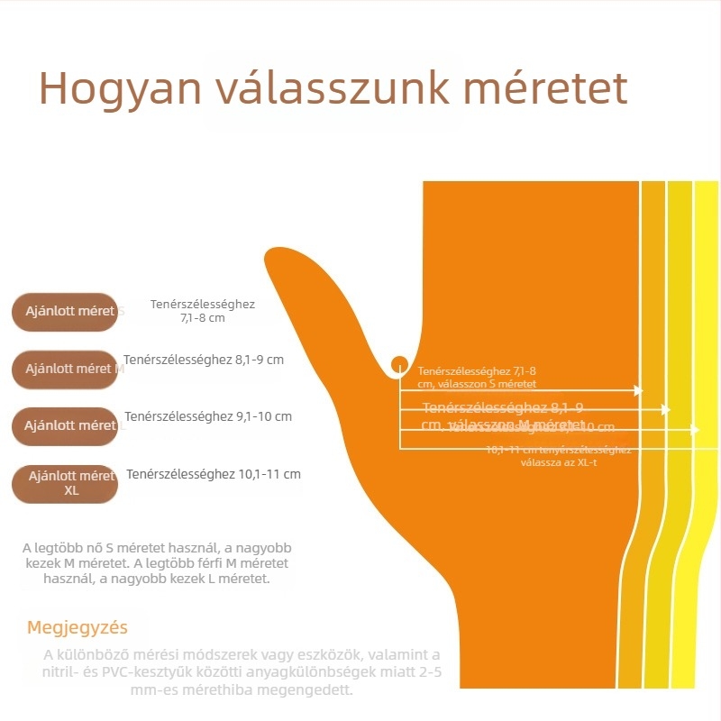 PVC egyszer használatos kesztyűk élelmiszerrel érintkezőek, vízállóak és tartósak, konyhai és háztartási használatra