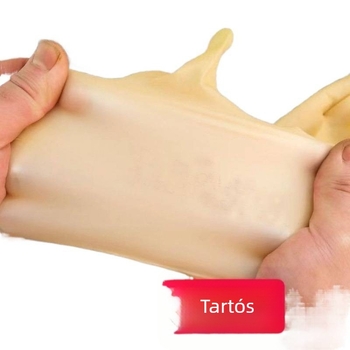 Egyszer használatos, megvastagodott marhaín kesztyűk háztartási feladatokra, mosogatáshoz, vízálló, univerzális latex kesztyűk, tartós