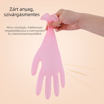 Nitril konyhai kesztyű mosogatáshoz, hosszú mandzsetta, élelmiszer-minőségű, vízálló és olajálló