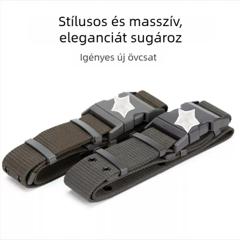 Férfiaknak szövött vászon taktikai öv katonai kiképzéshez