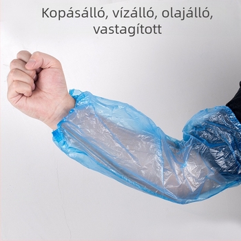 Egyszer használatos PE ujjvédők – olajálló, átlátszó, vízálló, konyhai használatra, uniszex