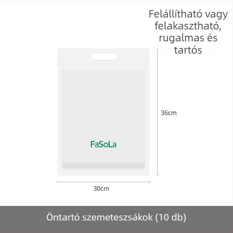 FaSoLa Vastagított autós szemeteszsák, egyszer használatos, önállóan álló, porvédő