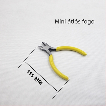 Mini fogók ékszerekhez, 5 hüvelyk, vékony hegyű fogó és ferde szájú fogó DIY ékszerkészítéshez