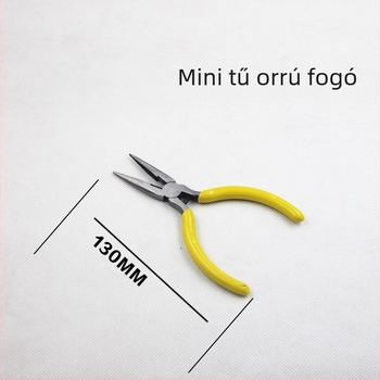 Mini fogók ékszerekhez, 5 hüvelyk, vékony hegyű fogó és ferde szájú fogó DIY ékszerkészítéshez