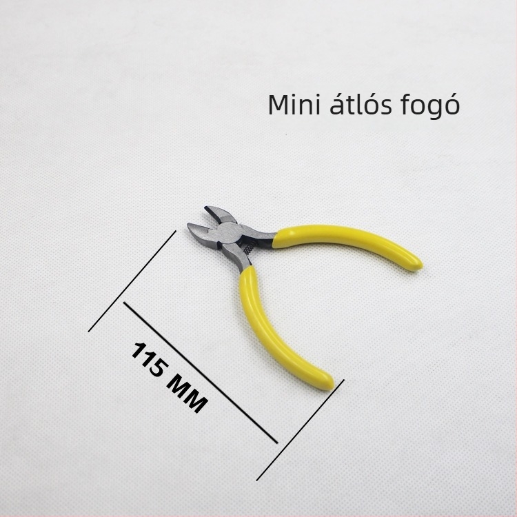 Mini fogók ékszerekhez, 5 hüvelyk, vékony hegyű fogó és ferde szájú fogó DIY ékszerkészítéshez