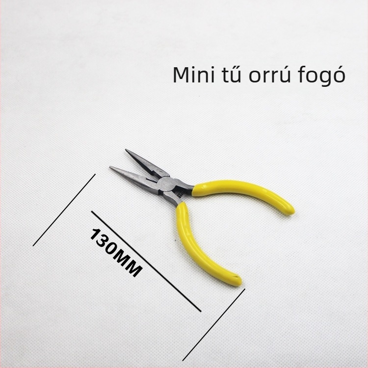 Mini fogók ékszerekhez, 5 hüvelyk, vékony hegyű fogó és ferde szájú fogó DIY ékszerkészítéshez