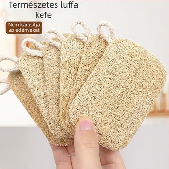 Természetes loofah szivacs edényekhez – vastagított, olajat felszívó konyhai tisztító szivacs